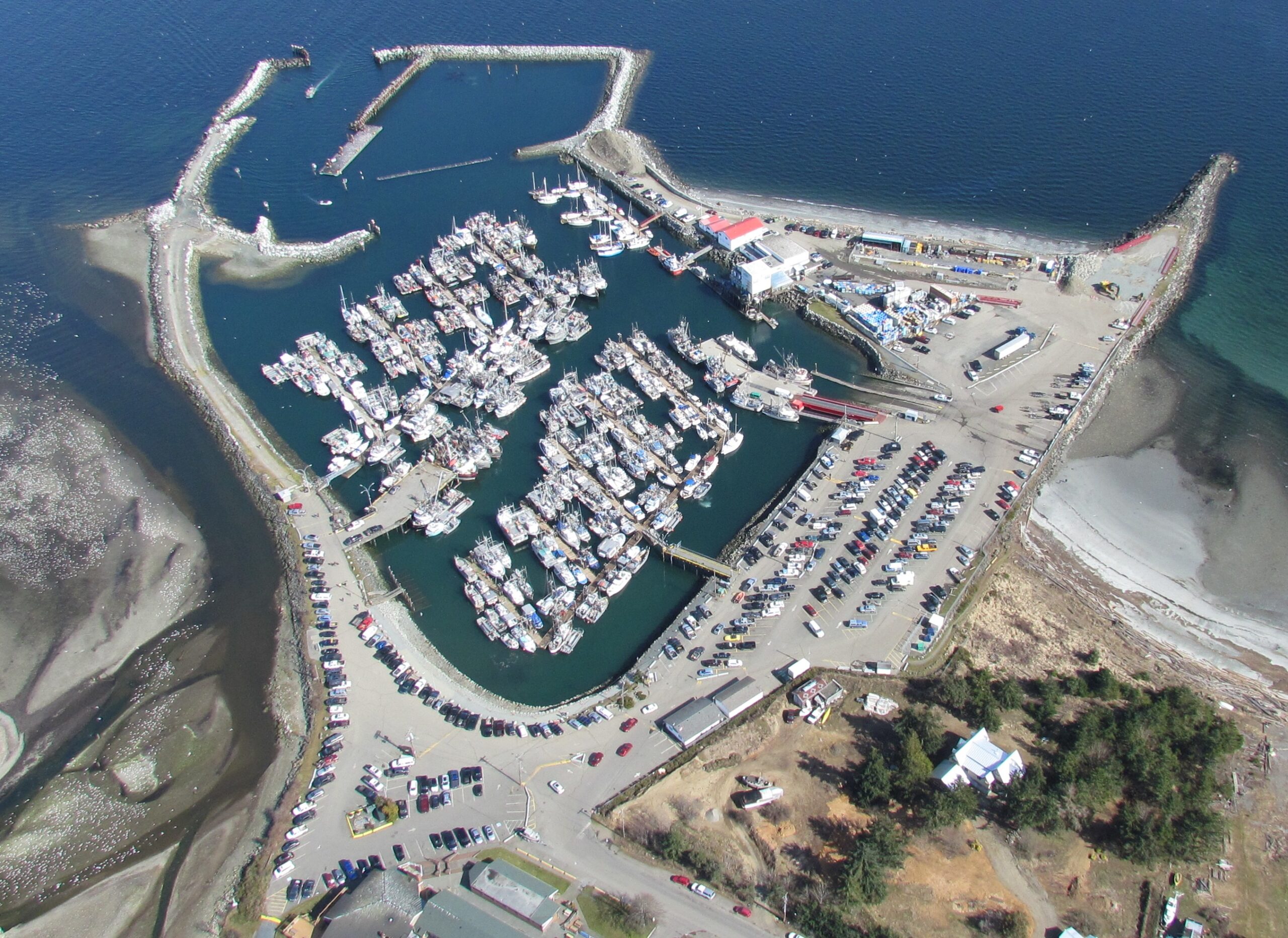 Aerial French Creek Harbour